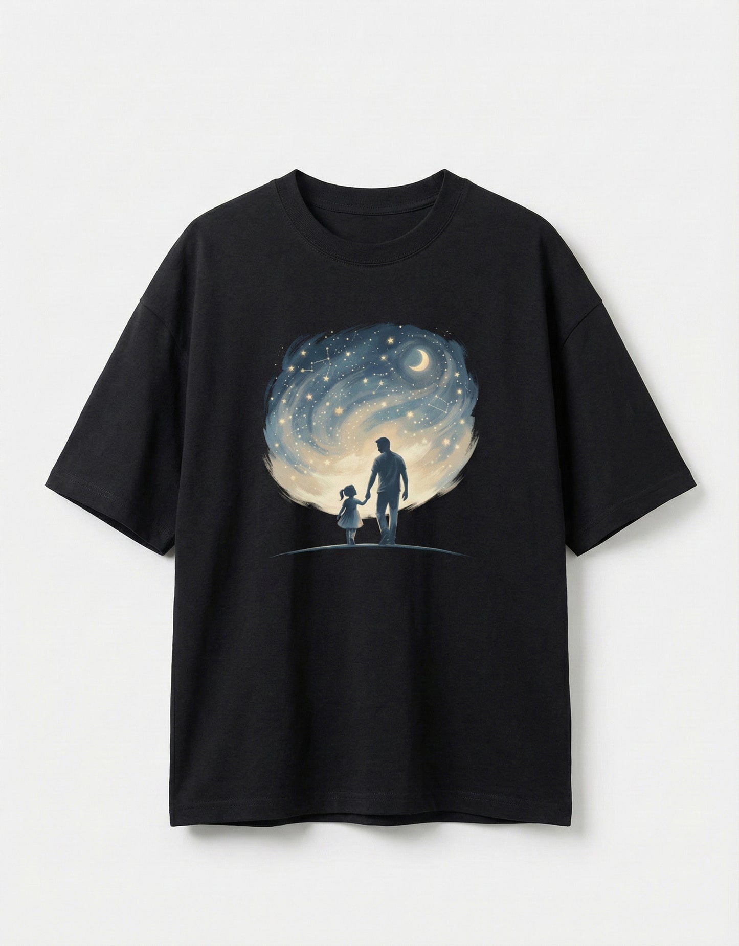 Father Daughter - Night Walk Under Stars