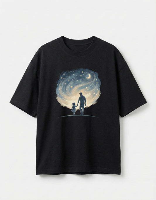 Father Daughter - Night Walk Under Stars